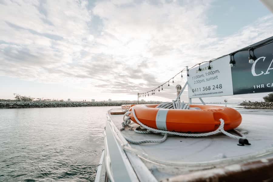 Mooloolaba: Sunshine Coast Sunset Canal Cruise - Leaving The Wharf Mooloolaba