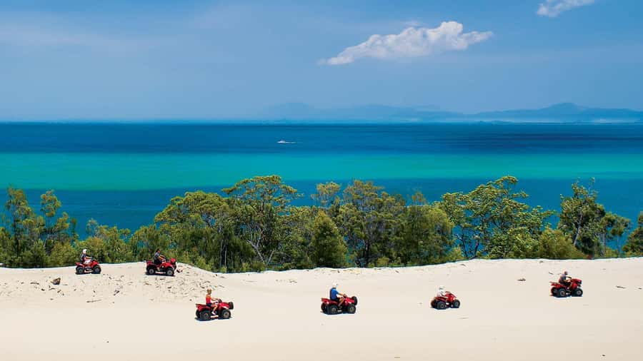 Moreton Island: Tangalooma Day Trip with ATV Quad Bike Tour - The 45-minute ATV ride on sand and bush tracks