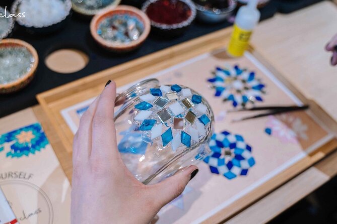 Mosaic Art Classes Sydney: Turkish Lamp Workshop - Tea, snacks, and a relaxed social mood