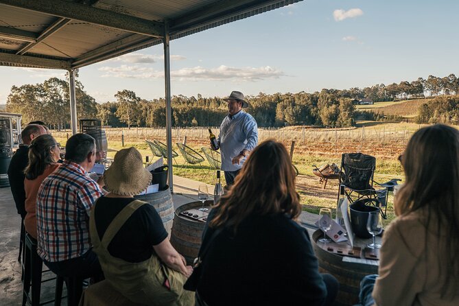 Newcastle: Boutique Hunter Valley Wine Tour - First pour at Hungerford Hill