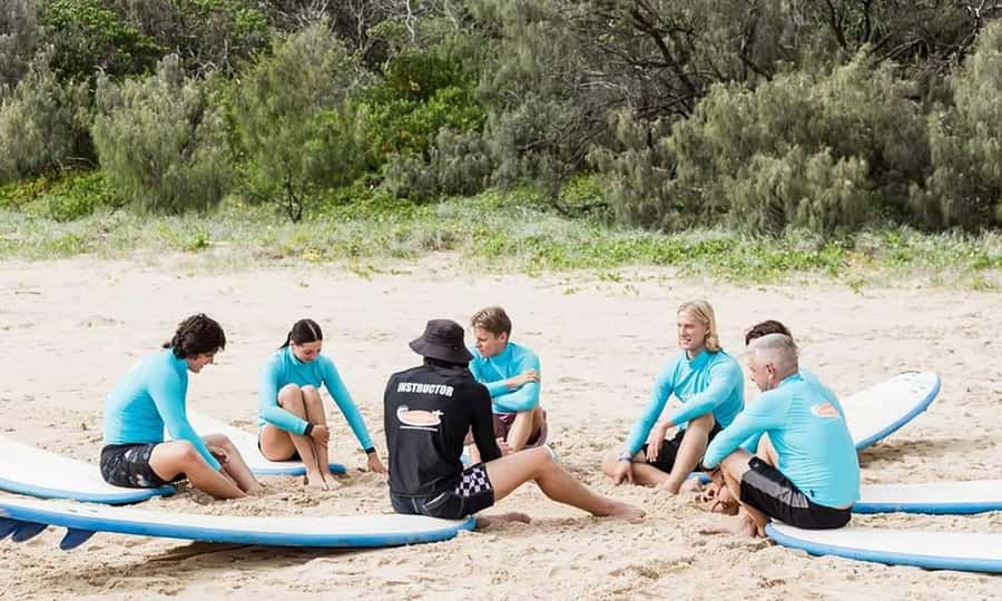 Noosa Heads: 2 Hour Surf Experience on the Sunshine Coast - The safety briefing gives you a clear start