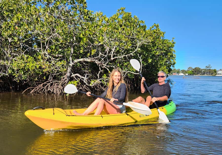 Noosa Heads: Hidden Waterways Wildlife Kayak (Self-Guided) - An optional swim in clear creek water