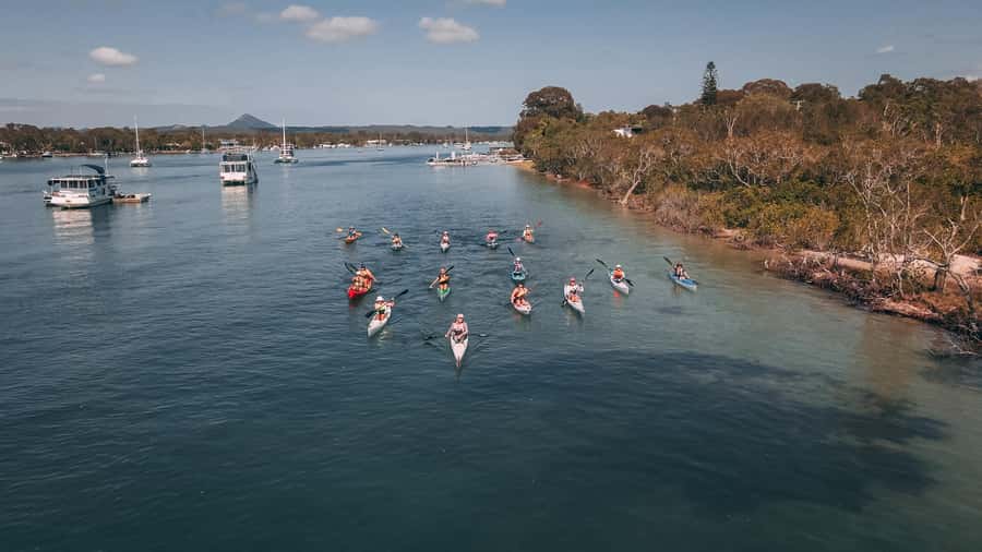 Noosa River: Mangroves and Mansions Guided Kayak Tour - Dress for splashes, not for a restaurant