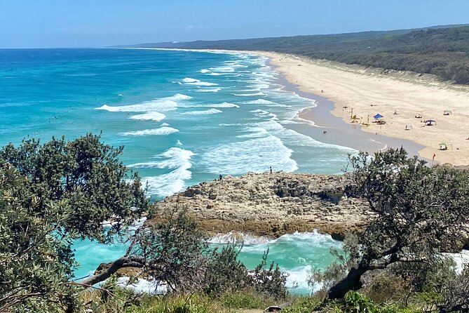 North Stradbroke Island WILDLIFE Adventure Tour from Brisbane - Cylinder Beach for photos, sand, and a possible swim