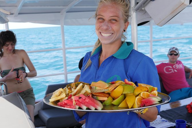 Ocean Free 25 guest Great Barrier Reef & visit Green Island Tour - Green Island gives you dry land