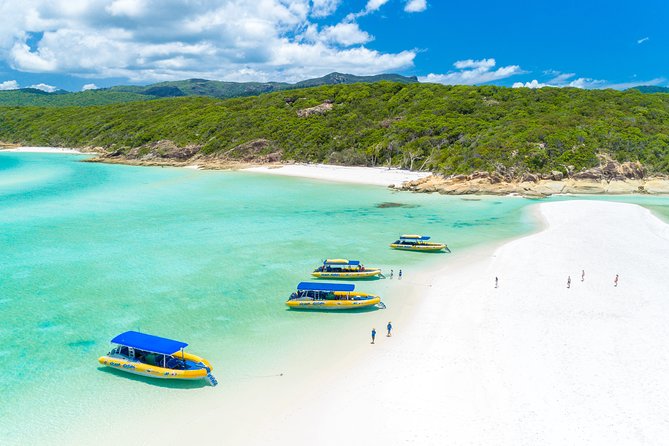 Ocean Rafting: Whitehaven Beach, Snorkelling & Hill Inlet Lookout - A day in Whitsunday Islands National Park
