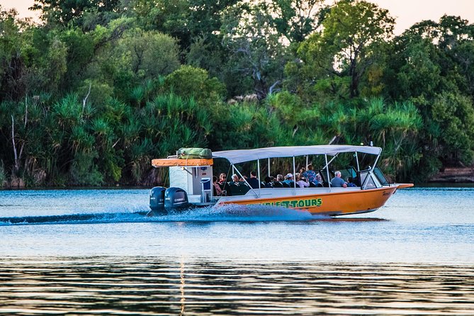 Ord River Explorer Cruise with Sunset - Returning under a Kimberley sunset