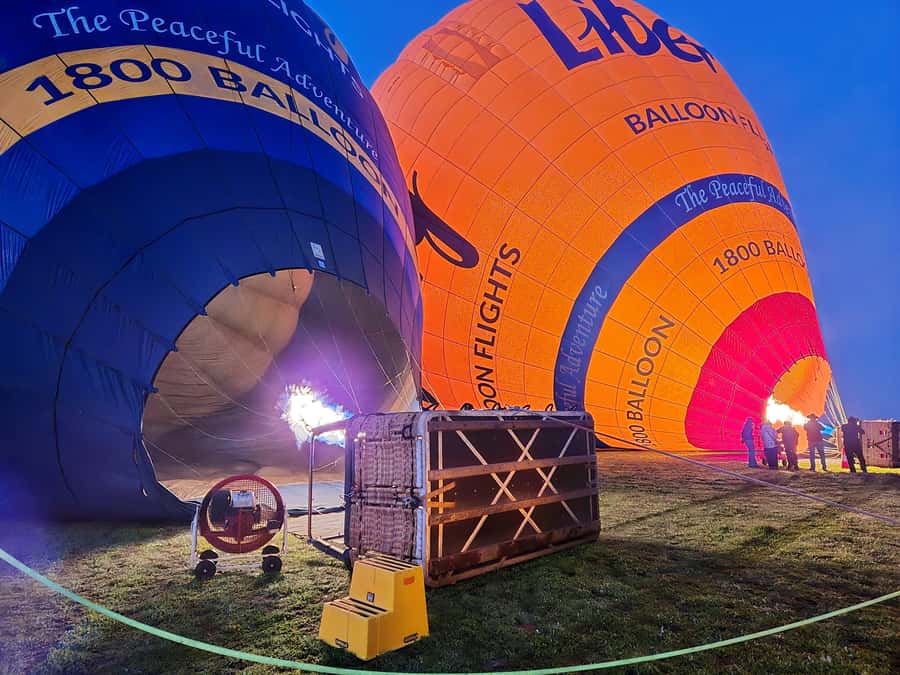 Perth to Northam: Balloon flight including shuttle bus - The return to Perth and the real time commitment