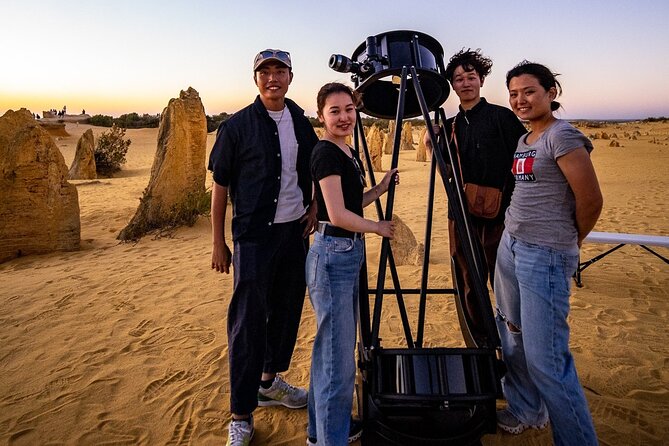 Pinnacles Desert Sunset Dinner and Stargazing Tour - Arriving at the Pinnacles before sunset