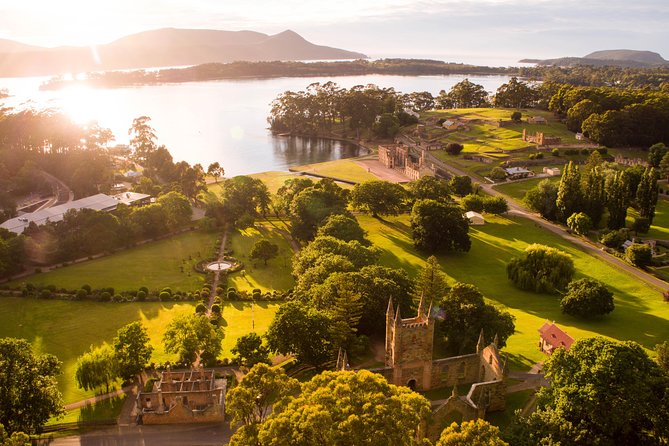 Port Arthur and Tasman Sights with Harbour Cruise - Pirates Bay and the Dog Line monument