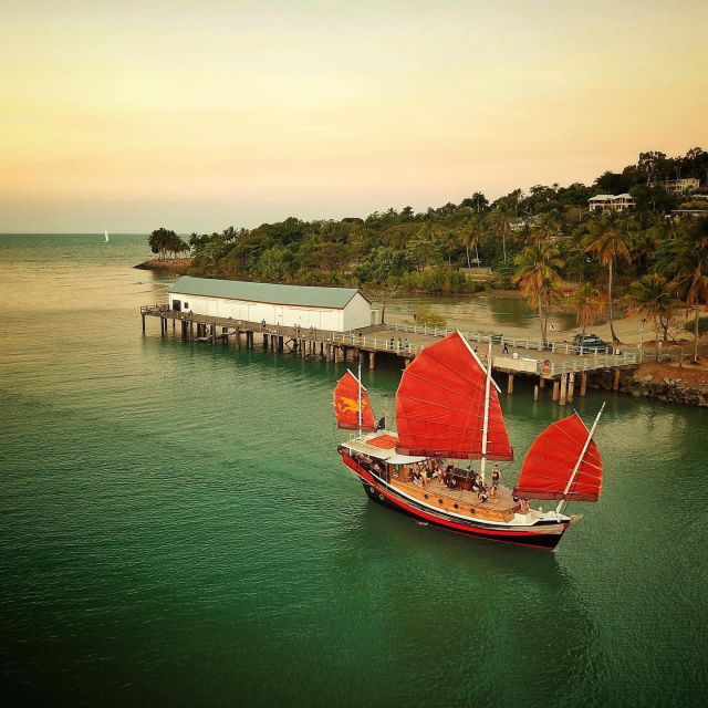 Port Douglas: Sunset Cruise on a Chinese Shaolin Junk Ship - Out Toward the Coral Sea