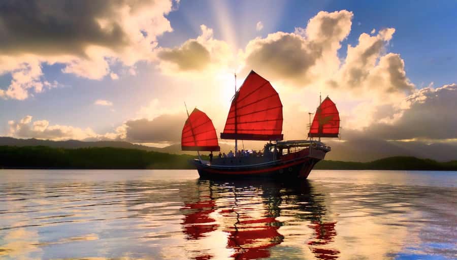 Port Douglas: Sunset Cruise on a Chinese Shaolin Junk Ship - Boarding at Crystalbrook Superyacht Marina