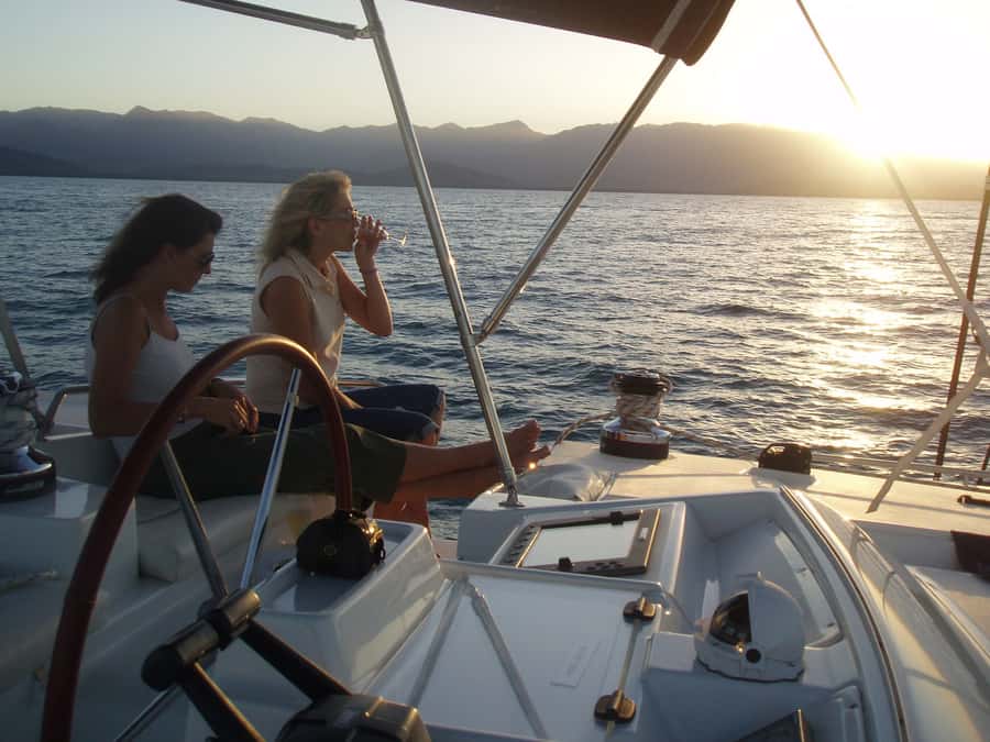 Port Douglas: Sunset Sailing Cruise on Luxury Catamaran - The Coral Sea and Daintree coastline views