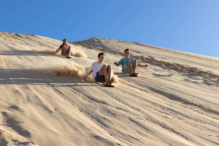 Port Stephens: Unlimited Sandboarding & 4WD Sand Dune Tour - The hard part is walking back up