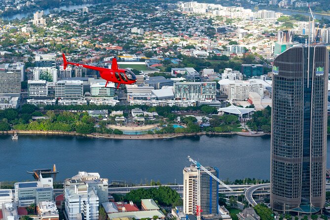 Private Helicopter Scenic Tour of Brisbane - 25min - Mt Coot-tha at 1,500 feet