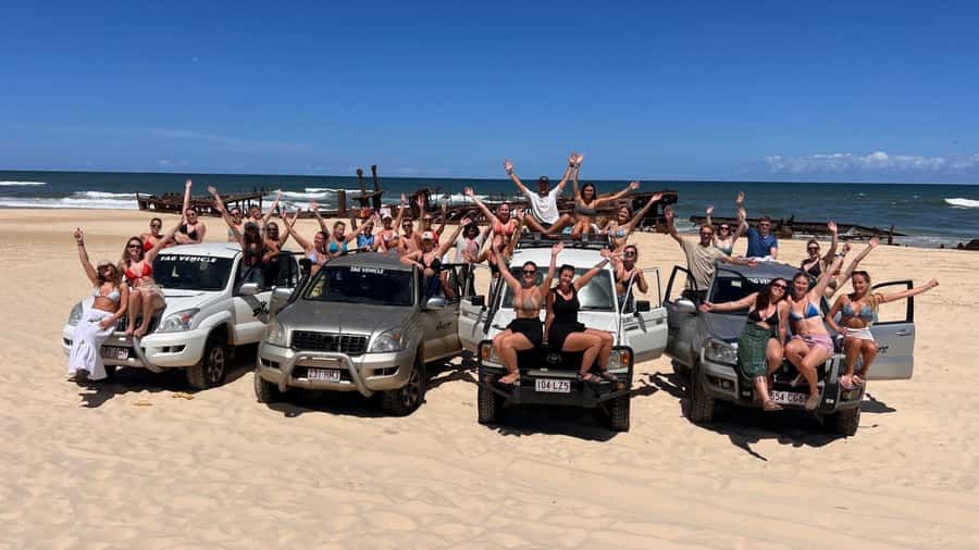 Rainbow Beach: 3-Day K'gari (Fraser Island) 4WD Adventure - Champagne Pools are a natural seawater spa