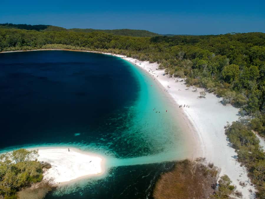 Rainbow Beach: 3-Day K'gari (Fraser Island) 4WD Adventure - Lake Wabby closes the island adventure
