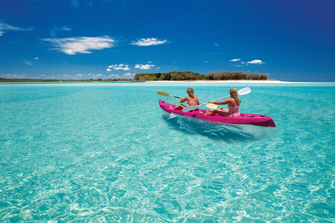 Remote Fraser Island Experience - The water activities: kayaking, snorkeling, swimming, and tubing