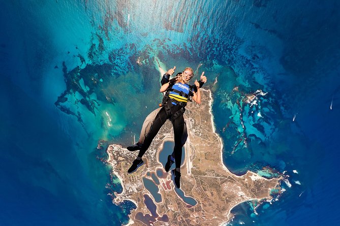 Rottnest Island: Tandem Skydive - The jump begins at Rottnest Airfield