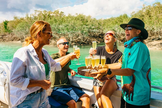 SCENIC AND PREHISTORIC CRUISE - Sparkling Wine & Gourmet Platters - Why the dinosaur tracks make this Broome cruise special
