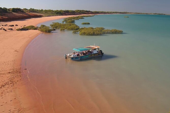 SCENIC AND PREHISTORIC CRUISE - Sparkling Wine & Gourmet Platters - The Roebuck Bay beach walk and fossilized footprints
