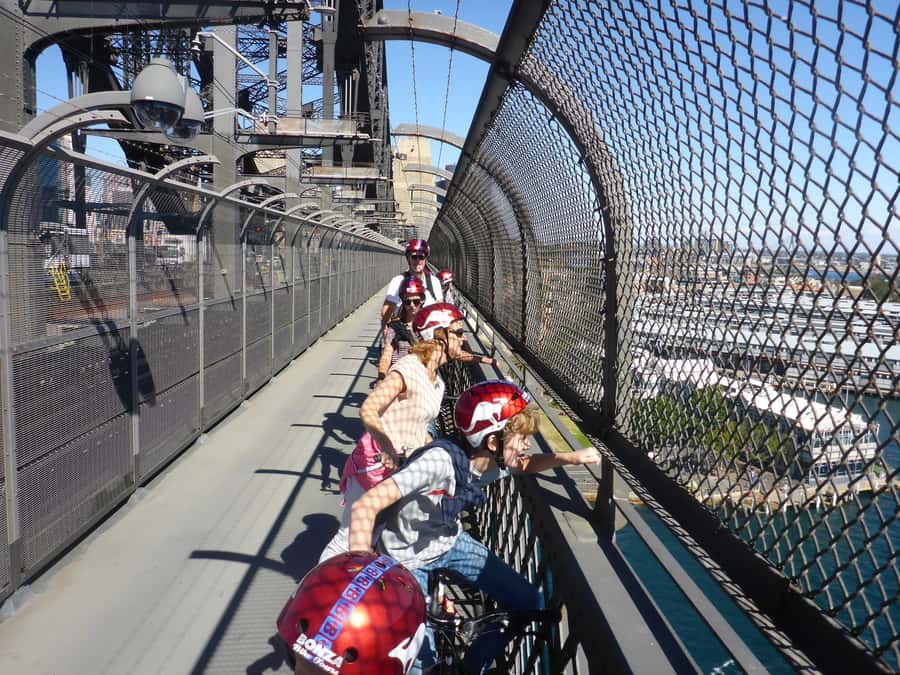 Scenic Sydney Harbour Bridge Bicycle Ride - A 2.5-kilometre harbour ride past Luna Park
