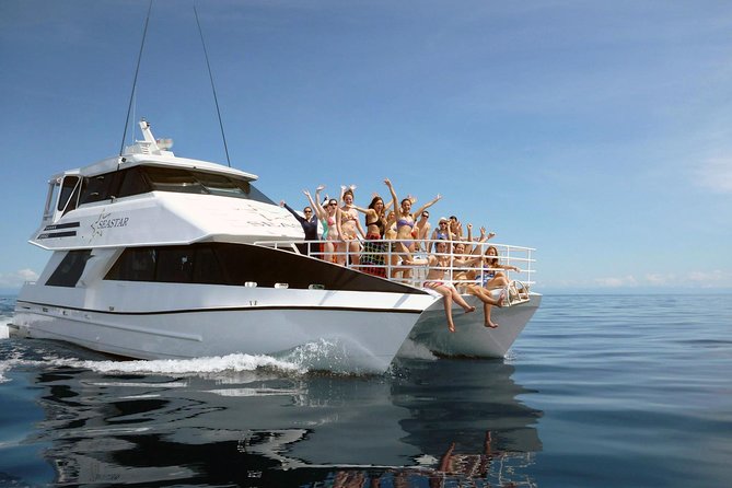 Seastar Luxury Outer Great Barrier Reef Island and Reef Tour - Michaelmas Cay: island time and a glass-bottom view