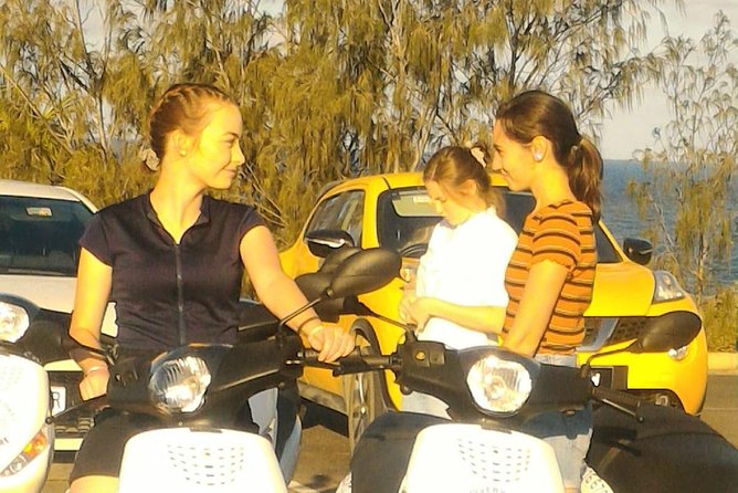 Self Guided Agnes to 1770 Scooter Hire - Learning the scooter before you reach the road
