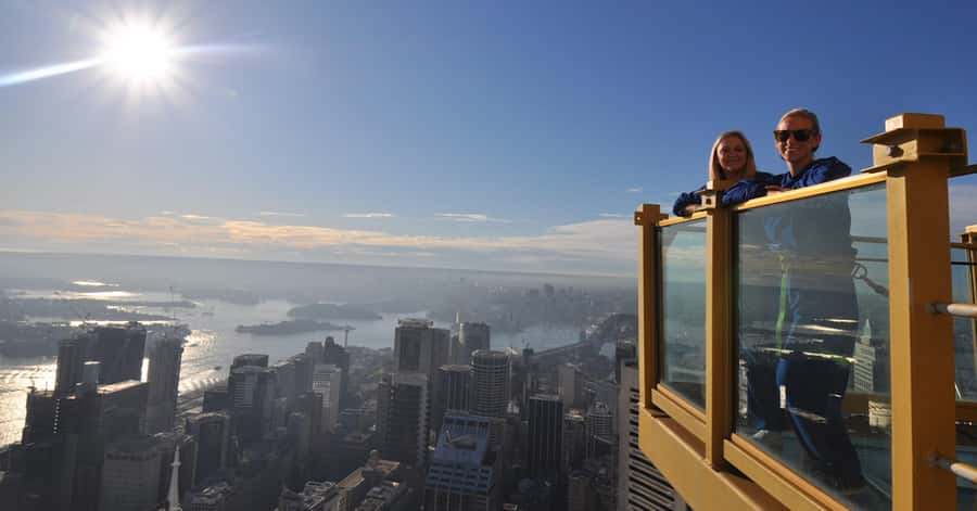 Skywalk at The Sydney Tower Eye: Ticket & Tour - The glass floor and the official photograph