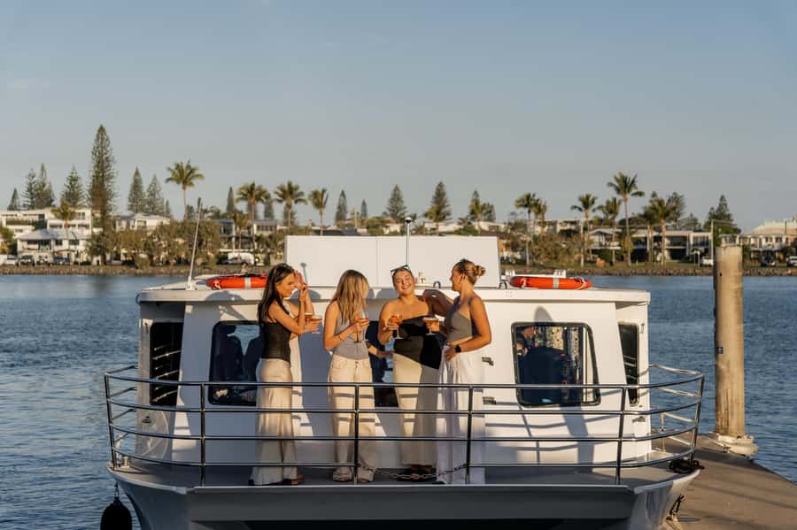 Sunshine Coast: Mooloolaba River Sunset Cruise - Through the lower Mooloolah River