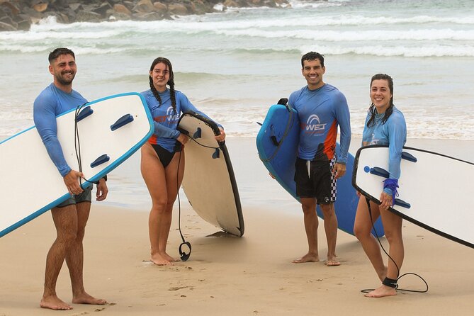 Surf Lesson on the Gold Coasts locals Favourite beach (Ages 14+) - Getting fitted with a board and beach gear