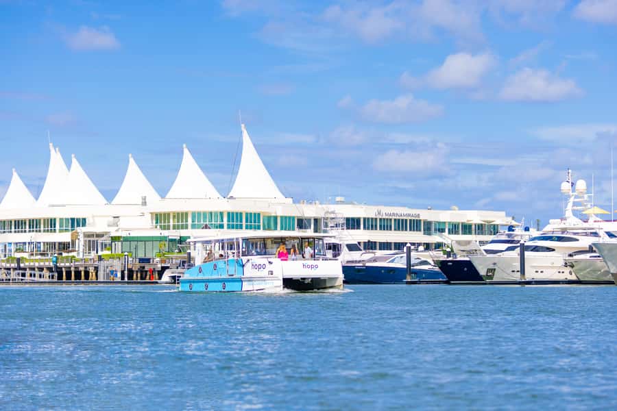 Surfers Paradise: 2-Hour Gold Coast Sightseeing Cruise - Sea World is the northern turning point
