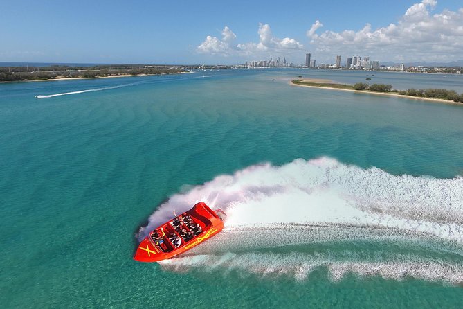 Surfers Paradise, Gold Coast Jet Boat Ride: 55 Minutes - Spins, power slides, and beach-buzzing runs