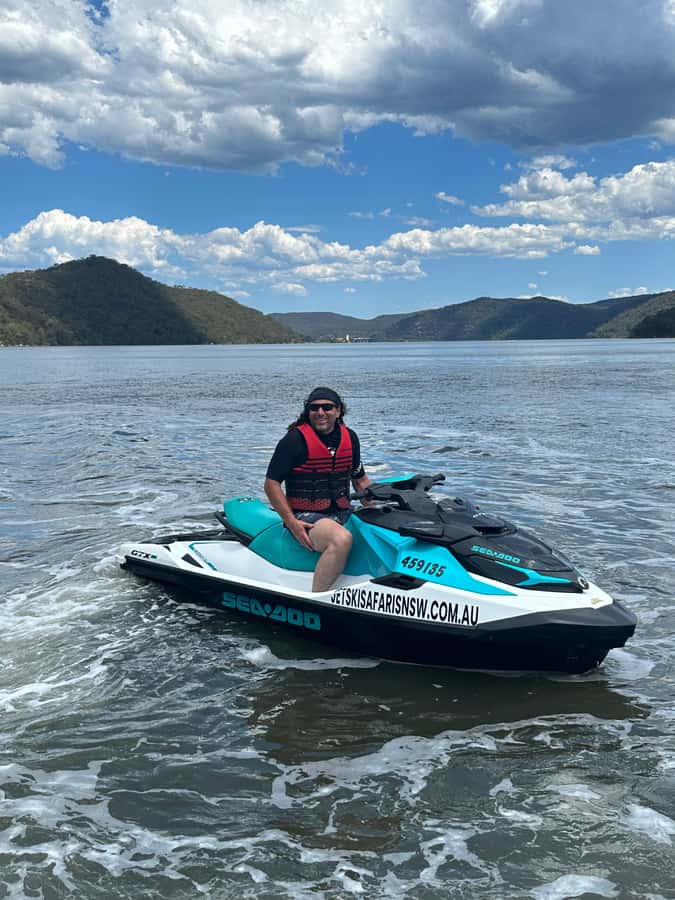 Sydney: 1 hour Jet Ski Safari - Learning the controls before the river route