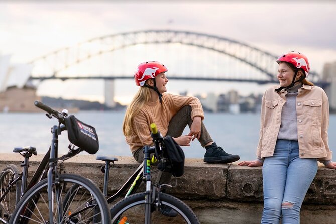 Sydney Bike Tours - Starting in The Rocks with a fitted bike