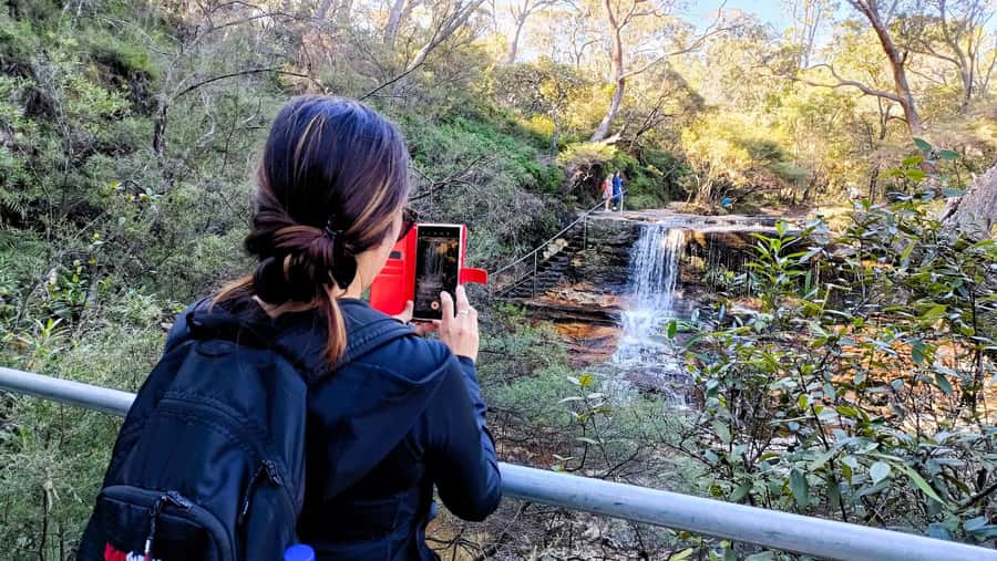 Sydney: Blue Mountains Late Start, Walks Waterfalls & Koalas - The Three Sisters in late afternoon