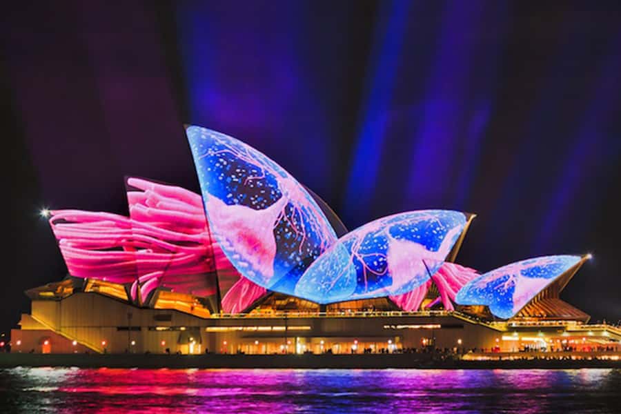 Sydney: Bring Your Own Drinks Vivid Harbour Cruise - BYO drinks and the included antipasto