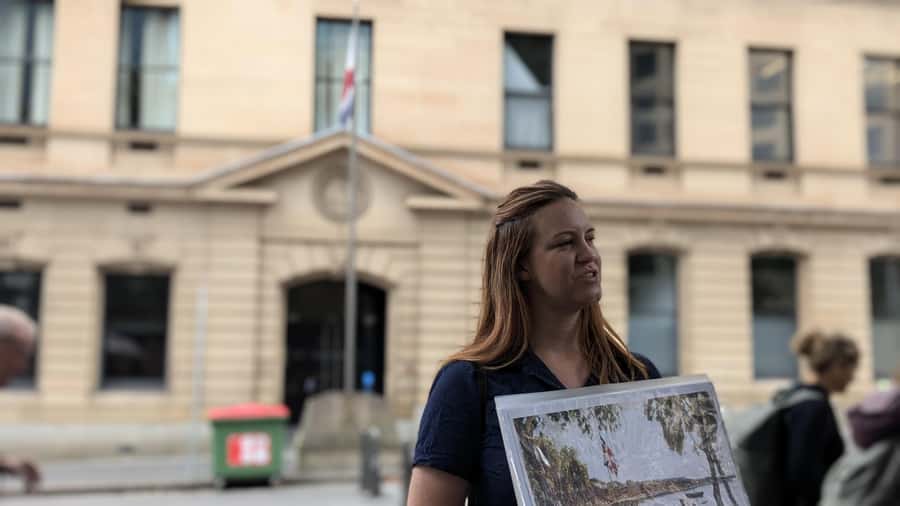 Sydney Convicts, History & The Rocks 2.5-Hour Walking Tour - Entering The Rocks through old stone and narrow lanes