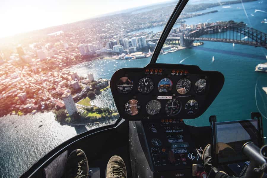 Sydney Harbour: 20 Minute Private Helicopter Flight for 2 - The harbour’s eastern shoreline