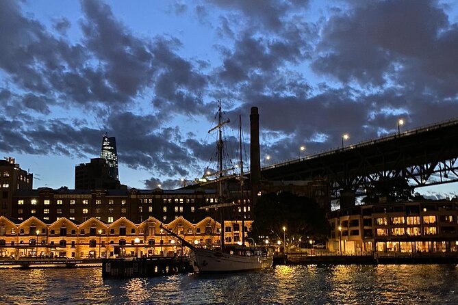 Sydney Harbour Tall Ship Twilight Dinner Cruise - The first harbour views: sandstone, sails, and early Sydney