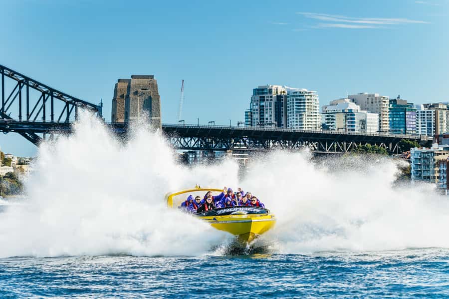 Sydney Harbour: Thunder Thrill Jet Boat Ride - Sydney Opera House and Harbour Bridge from a new angle