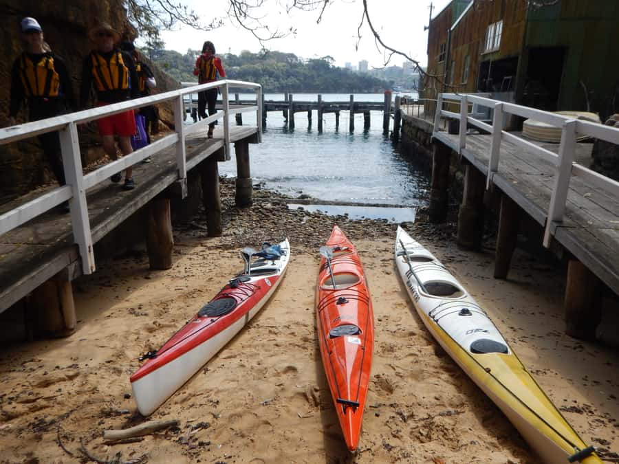 Sydney: Kayak to Goat Island At The Heart of Sydney Harbour - Getting comfortable in a proper sea kayak