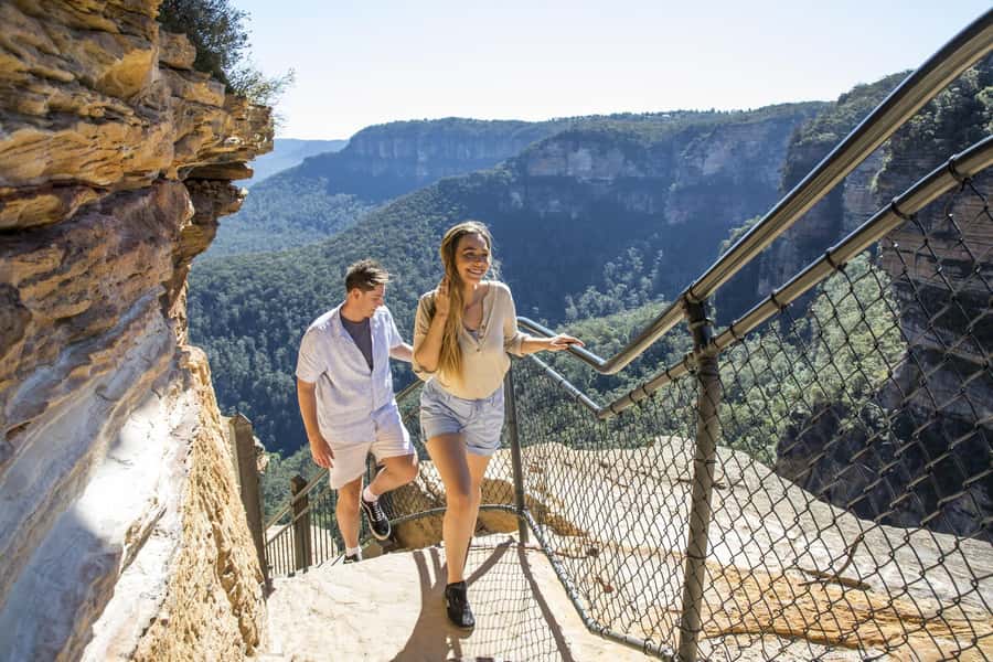 Sydney: Waterfall Bushwalk and Blue Mountain Sunset Day Trip - Leura and Katoomba in quick glimpses