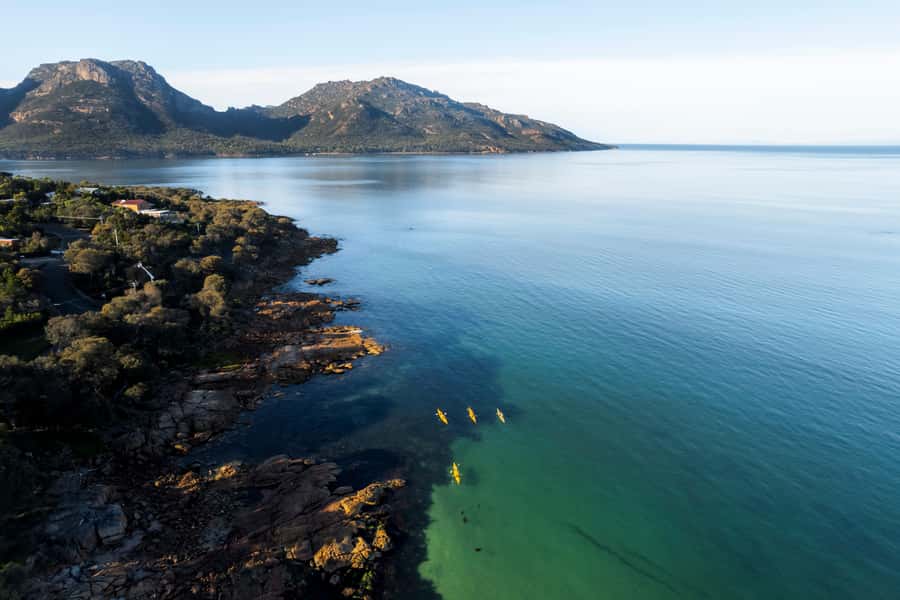 The Freycinet Paddle Kayak Tour - The secluded beach and hot chocolate break
