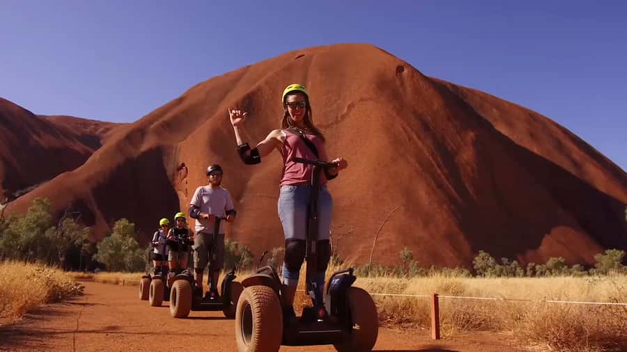 Uluru Base Segway Tour at Sunrise - The early pickup and first light at Uluru