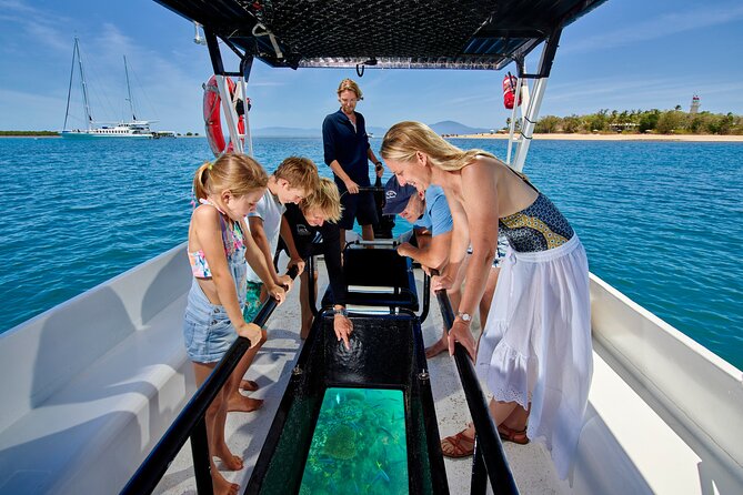 Wavedancer Low Isles Great Barrier Reef Sailing Cruise from Cairns - The glass-bottom boat option