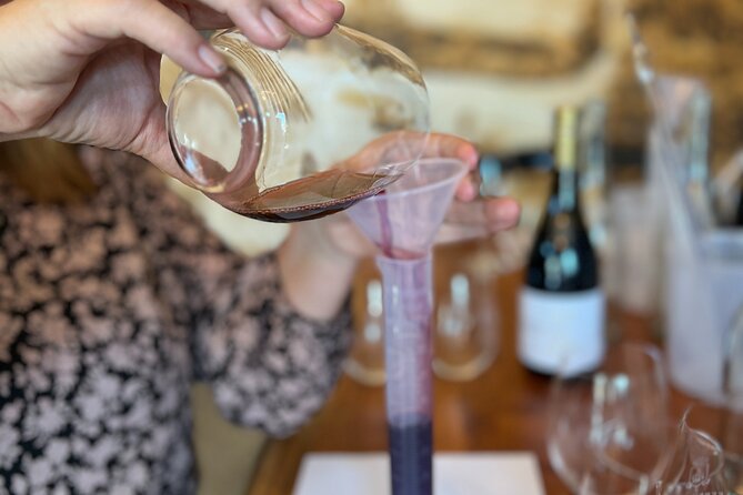 Winemaking Class at McCaffrey's Estate - Tasting the separate wine components