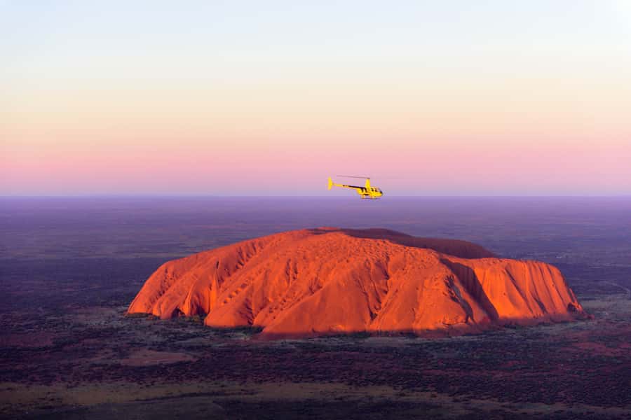Yulara: Uluru & Kata Tjuta 25-Minute Helicopter Experience - What happens from Yulara pickup to the helipad